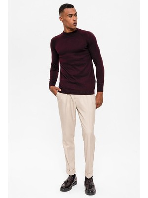 Antioch Mürdüm Yarım Boğazlı Erkek Triko