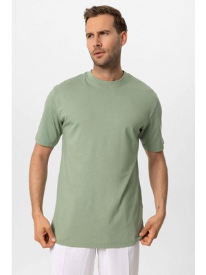 Antioch Mint Bisiklet Yaka Basic T-Shirt