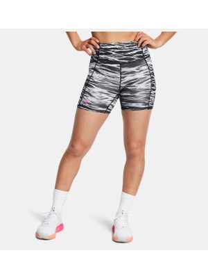 Under Armour Kadın Ua Project Rock Lets Go Btb Middy Baskılı Kısa Tayt 1388091-001