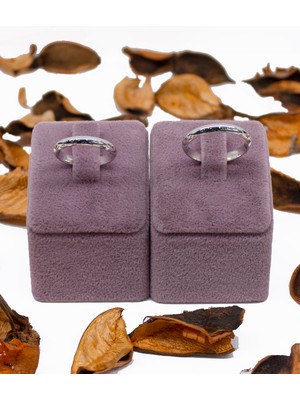 Gizem Gümüş 3 mm Rodyum Kaplama 925 Ayar Klasik Gümüş Alyans