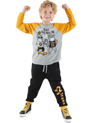 Denokids Play Allday Erkek Çocuk T-Shirt Pantolon Takım