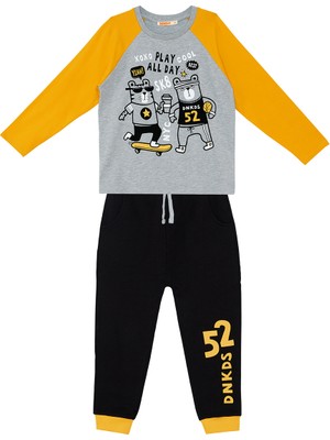 Denokids Play Allday Erkek Çocuk T-Shirt Pantolon Takım