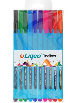 Liqeo Fineliner Kalem 10 Renk