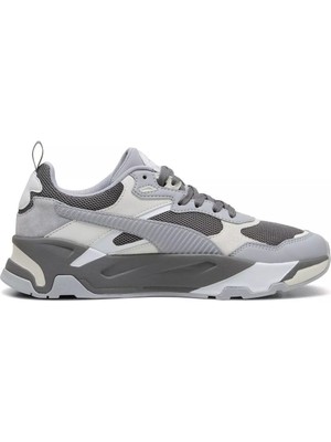 Puma Kısa Topuklu (1- 4 Cm) 38928924- Trinity-Dark Gray-Fog-Silver Mist Bağcıklı Gri