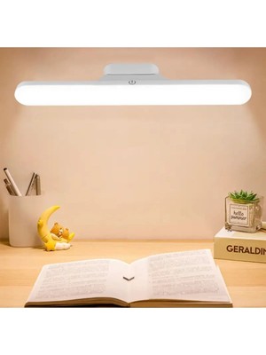 Beyaz Şarjlı LED Işık Micro USB Şarjlı Kablosuz LED Lamba 3 Farklı Işık Martı LED Aplik CT-5249-1 1