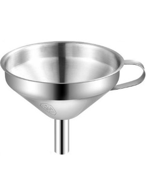 Chavin 304 Çelik 12,7 cm Süzgeçli Yağ Meşrubat Şarap Meyve Suyu Hunisi CIN707