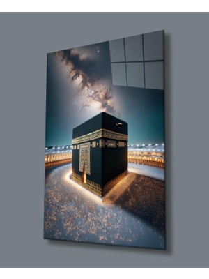 Exela Home Kabe Modern Cam Tablo Yapay Zeka Hediyelik Büyük Tablo Ev Ofis Dekoru