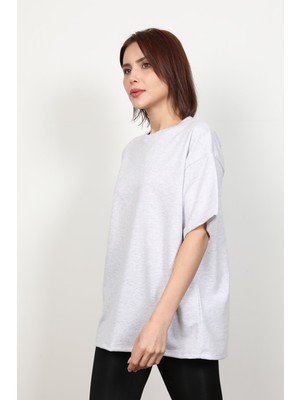 Giysa Kadın Düz Oversize T-Shirt