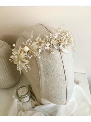 Serra Butik Çiçek Sedef Gelin Tacı