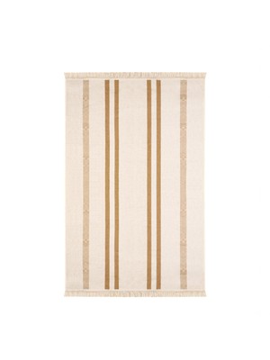 Evidea Soft Arya White Beige Kilim - Beyaz / Bej - 120X180 cm