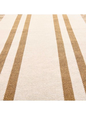 Evidea Soft Arya White Beige Kilim - Beyaz / Bej - 120X180 cm