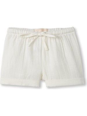 Petit Coral Unisex Çocuk Müslin Şort