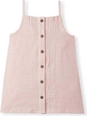 Petit Coral Organik Pamuk Müslin Askılı Elbise