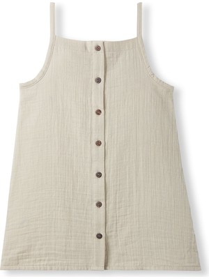 Petit Coral Organik Pamuk Müslin Askılı Elbise