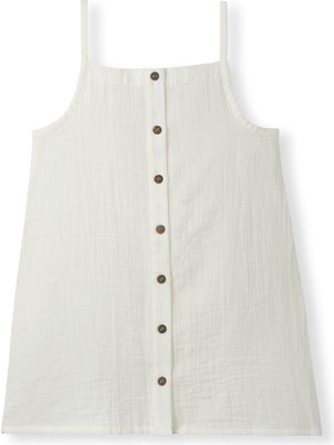 Petit Coral Organik Pamuk Müslin Askılı Elbise