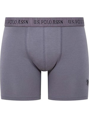 U.S. Polo Assn. 3'lü Modal Uzun Paça Erkek Boxer %47 Pamuk %47MODAL %6 Likra