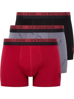 U.S. Polo Assn. Erkek 3'lü Modal Boxer %47 Modal %47 Pamuk %6 Likra