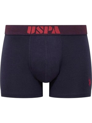 U.S. Polo Assn. Bordo Lacivert Antrasit 3'lü Modal Erkek Boxer %47 Modal %47 Pamuk %6 Likra