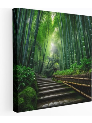 Painted Anarchy Zen Bambu Ormanı Duvar Sanatı