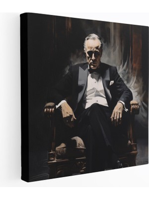 Painted Anarchy Godfather Kanvas Tablo