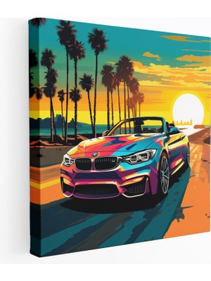 Painted Anarchy Bmw Sahilde Kanvas Tablo