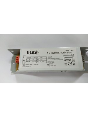Hlite 1X18W Elektronik Balast
