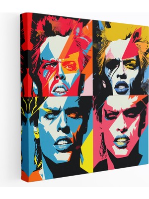 Painted Anarchy Metallica Pop Art Kanvas Tablo