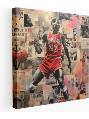 Painted Anarchy Michael Jordan Kanvas Tablo