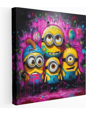 Painted Anarchy Minionlar Kanvas Tablo
