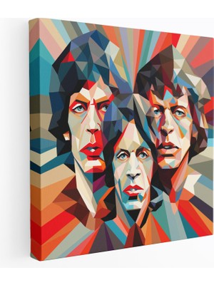 Painted Anarchy Rolling Stones Duvar Dekorasyonu