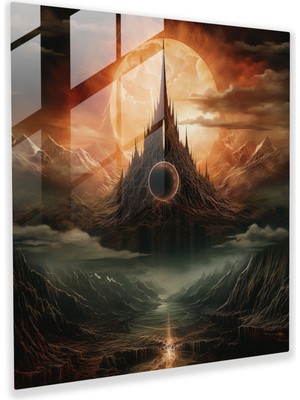 Painted Anarchy Yüzüklerin Efendisi Cam Baskı