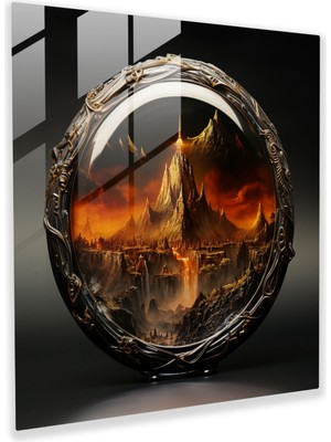 Painted Anarchy Yüzüklerin Efendisi Cam Baskı