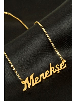 Bijuteri Net Menekşe Isimli Kolye (Kişiye Özel)