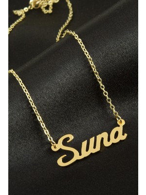 Bijuteri Net Suna Isimli Kolye (Kişiye Özel)