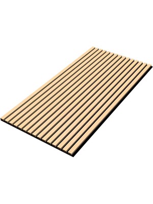 Özbir Mdf Akustik Panel 100X280 Safir Meşe Ahşap Duvar Paneli