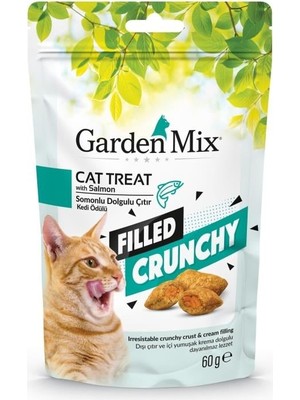 Garden Mix Gardenmix Somonlu İçi Dolgulu Kedi Ödülü 60gr