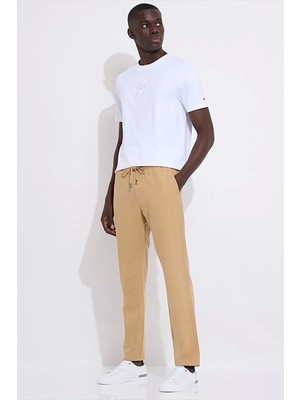 Tommy Hilfiger Harlem Ipli Bel Chino Bej Pantolon