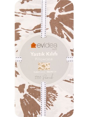 Evidea Soft Lily 2'li Yastık Kılıfı - 50X70 cm