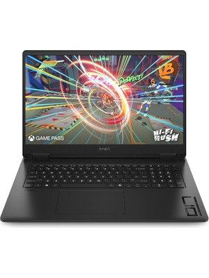 Hp Omen 17-DB0019NT A44QQEA Amd Ryzen 7-8845HS 32GB Ram 1tb SSD 8gb Nvıdıa Geforce RTX4070 17.3 Inç Fhd Freedos Siyah Taşınabilir Bilgisayar