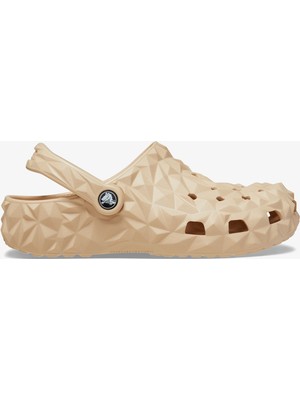 Crocs Classic Geometric Clog  Krem Terlik.2ds