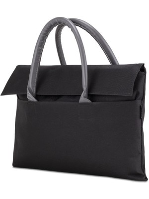 Classone BYN-EL000 Wtxpro Su Geçirmez Kumaş 13-14 Inch Bayan Laptop, Notebook, Macbook Air El Çantası- Tote Bag - Siyah