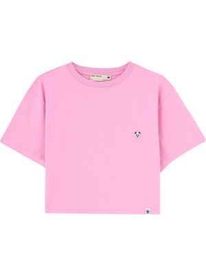 WWF Market Panda Crop T-Shirt Pembe