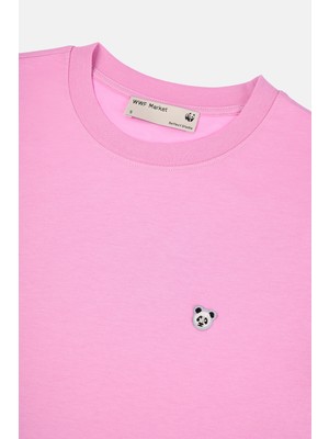 WWF Market Panda Regular T-Shirt Pembe