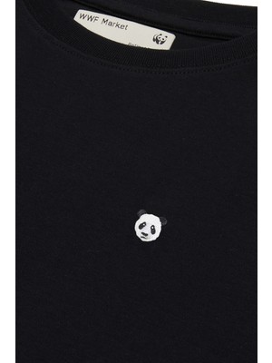 WWF Market Panda Premium T-Shirt - Siyah