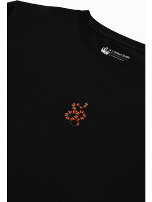 WWF Market Mercan Yılanı Light-Weight T-Shirt - Siyah