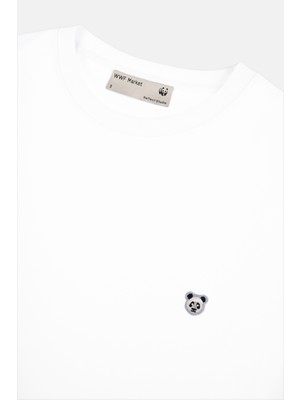 WWF Market Panda Premium T-Shirt - Beyaz