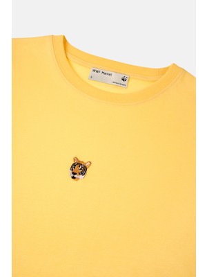 WWF Market Kaplan Regular T-Shirt Sarı