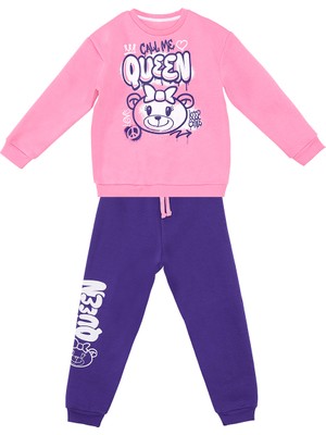 Denokids Queen Bear Kız Çocuk Eşofman Takım