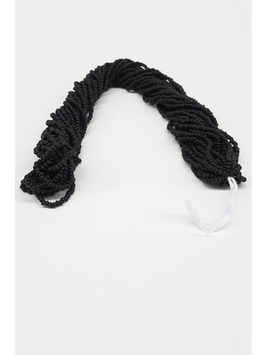 Mat Siyah Dizi Kum Boncuk