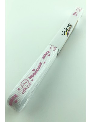 Hoşgeldin Bebeğim Baskılı Grogren Kurdele 1 cm